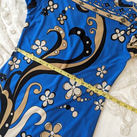 Intrigue Mod shift dress 1970s reproduction - Picture 6 of 10